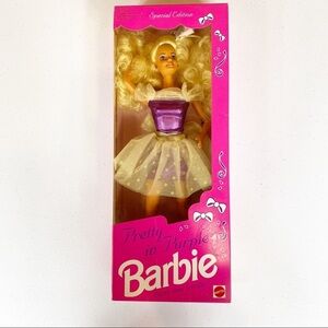 NEW Pretty in Purple Barbie Doll 1992